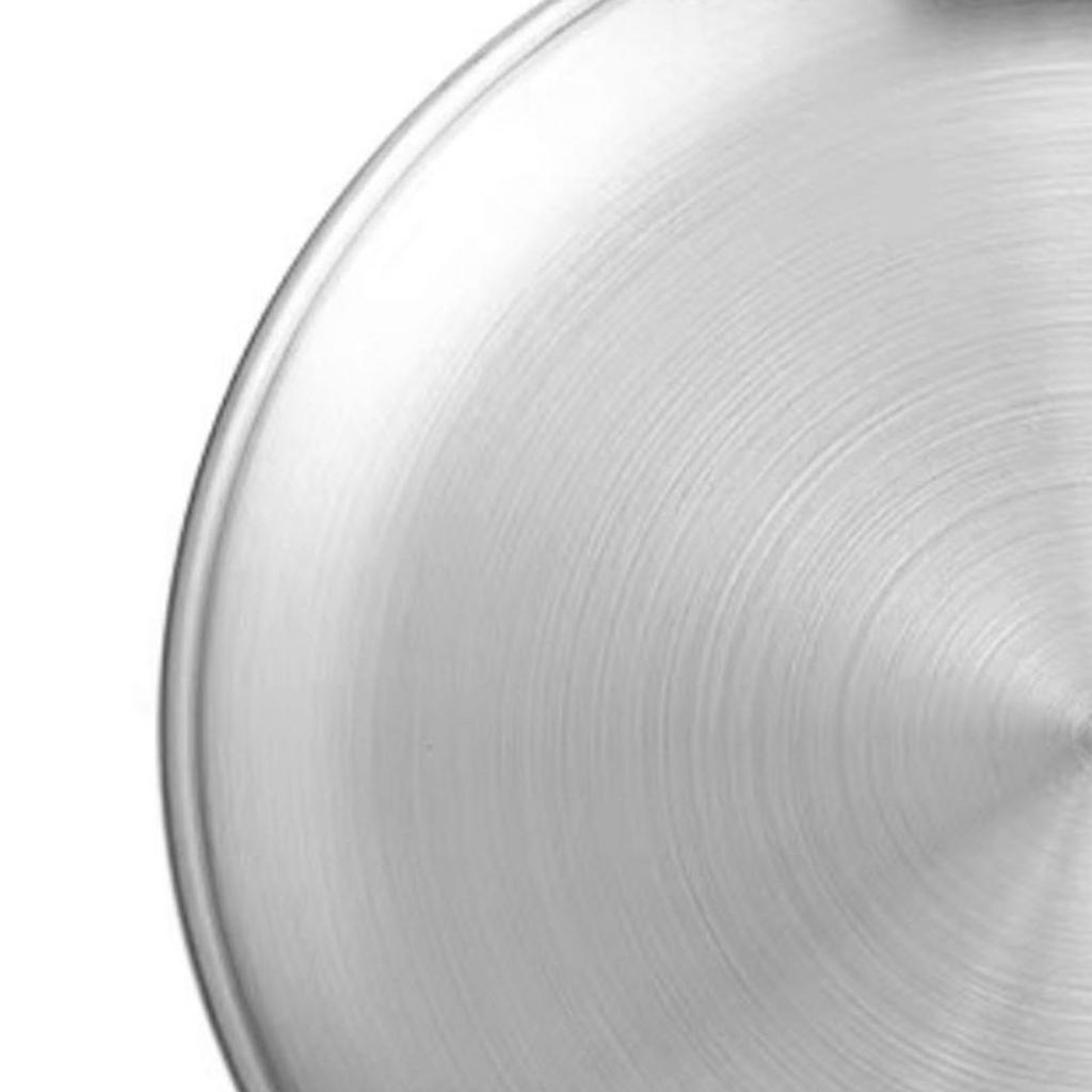 Runde Pizzaform aus Edelstahl Durchmesser 11,8 Zoll Runde Essteller aus gebürstetem Metall für Kuchen
