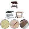 1pc Garden Swing Chair Top Cover Awning Top Rain Cover Replacement Canopy Waterproof Sun Shade Swing Top Cover Without Frame