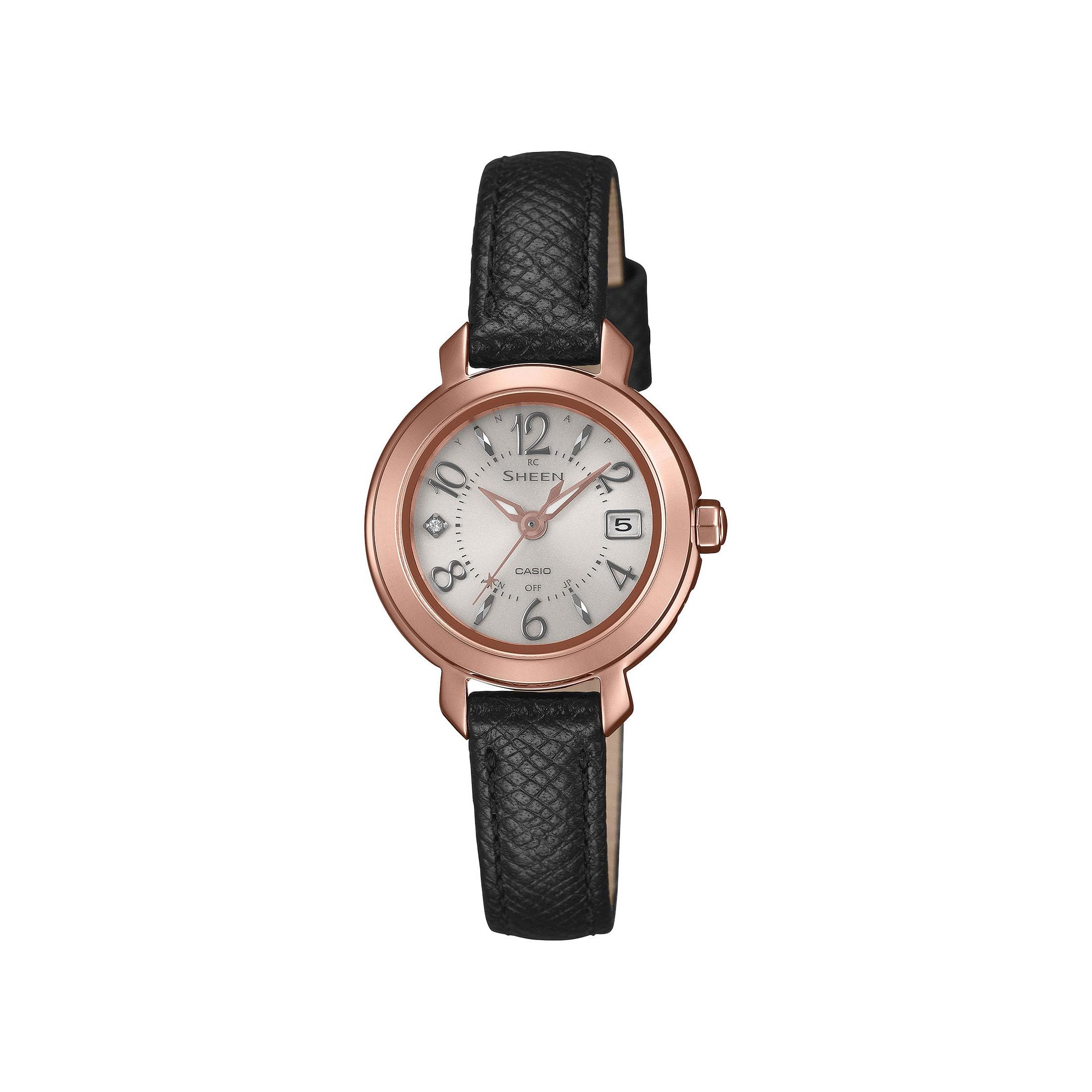 Casio Women s Watch SHW-5300PGL-7AJF Solar Radio Sapphire Glass Peach Gold - Japanese Domestic Model