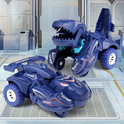 Juguete de dinosaurio deformable, dos en uno, automático, como regalo de Navidad, Halloween, Acción de Gracias y Halloween