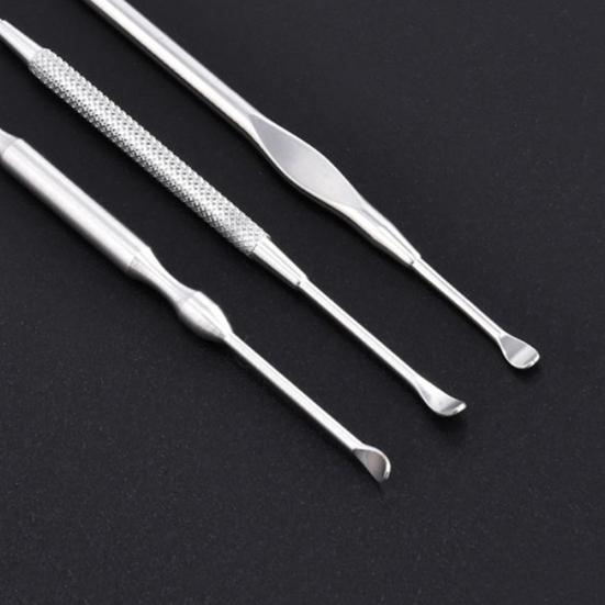 Stainless Steel Earpick Wax Stick Remover Curette Cleaner Ear Pick Tool New