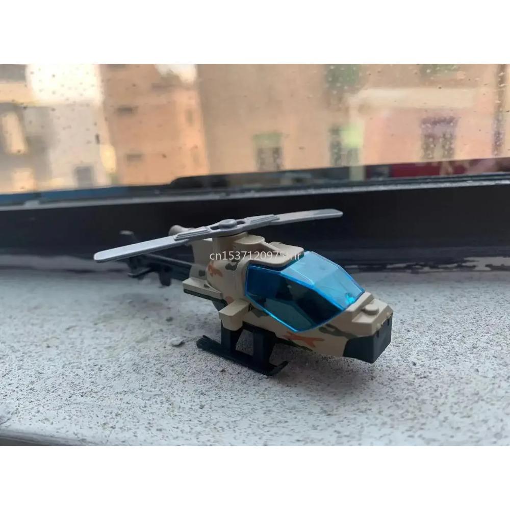Alloy Helicopter Model Toys MINI Aircraft Military Collection Decorations Simulation Airplane Toys for Kids Boys Birthday Gift
