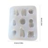Food Grade Silicone Fruit Vegetable Resin Mold Crafting Supplies for Jewelry Soap Candle Making with Detachable Design