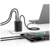 Ładowarka sieciowa 65W USAMS GaN Szybkie ładowanie 2xUSB-C USB-A Biała