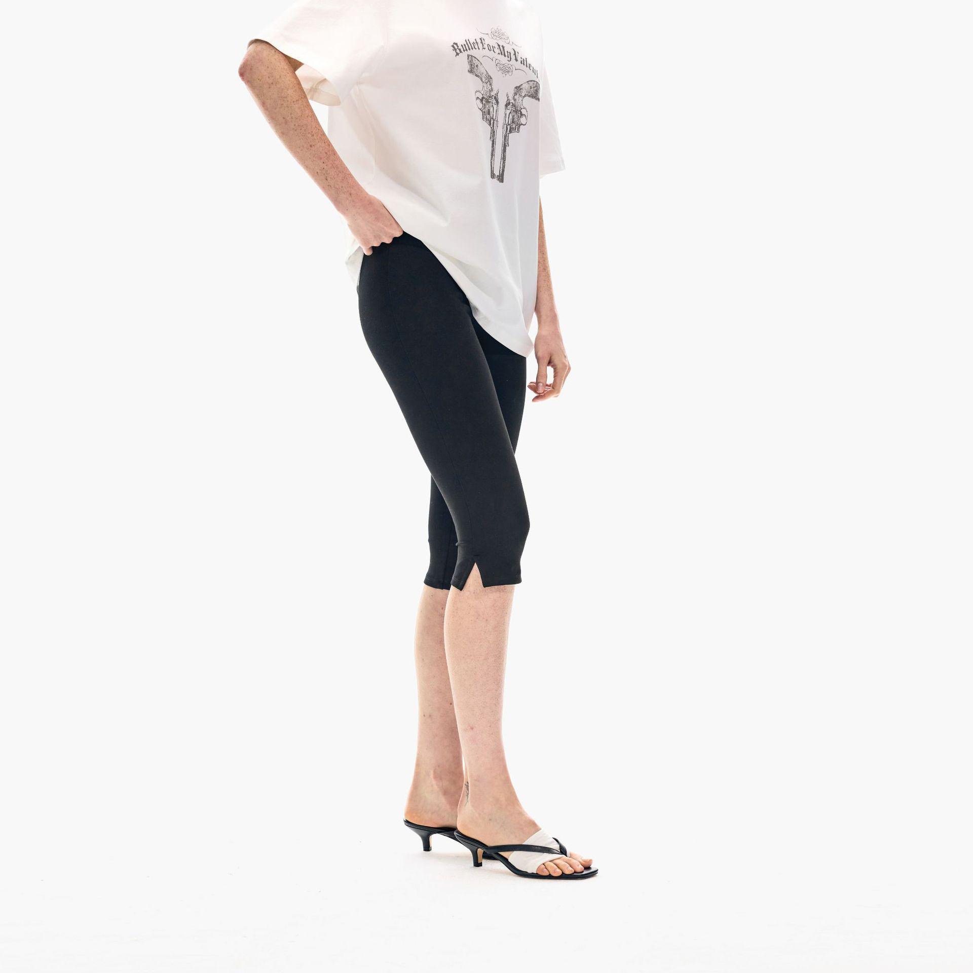 

Modal Bare-Leg Five-Point Yoga Base Layer: Women s Thin, Seven-Point Length, Tight-Fitting Inner/Outer Wear Large