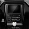 Carbon Fiber Central Control CD Panel Cover Sticker For Ford Mustang 2009-2013