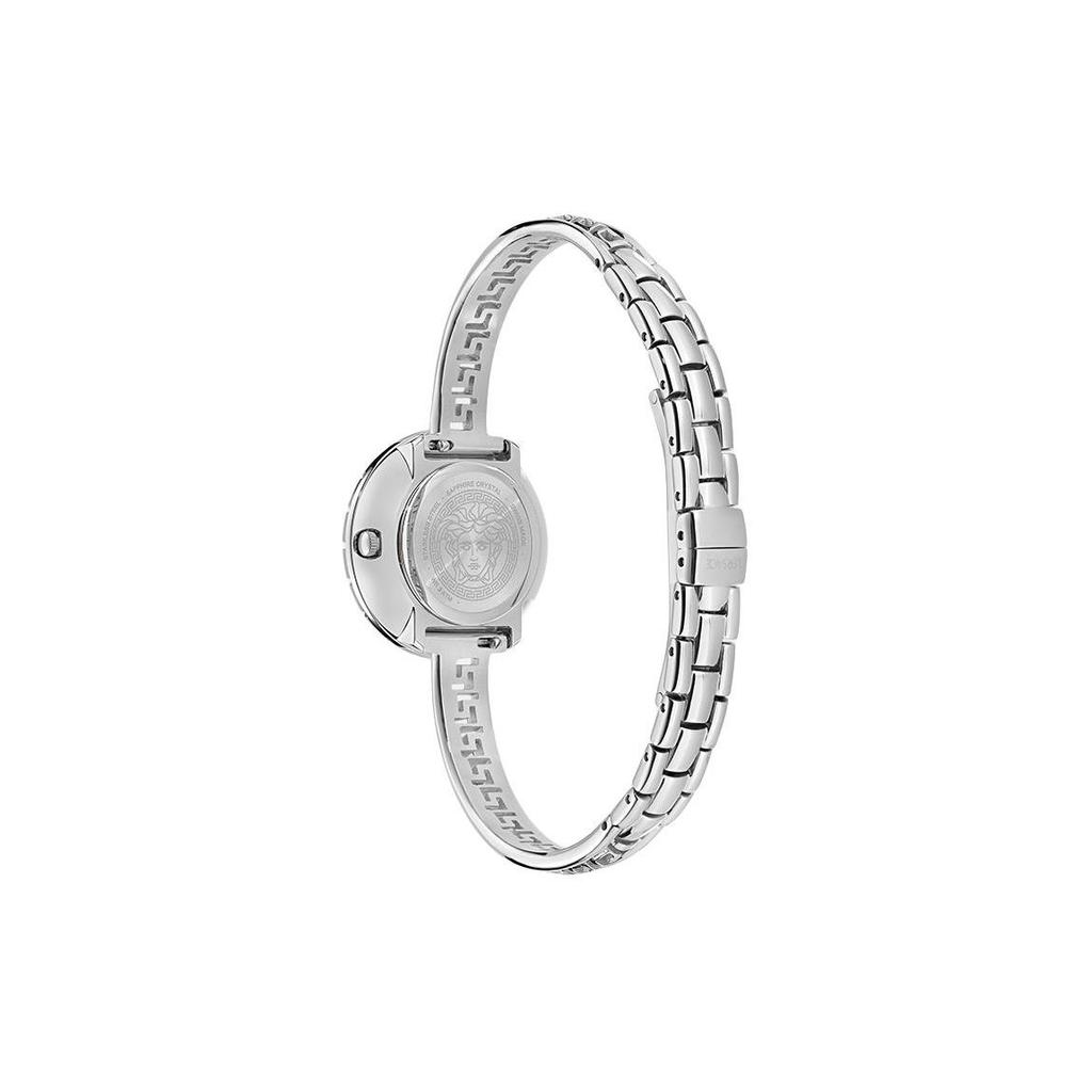Versace Quartz Watch 28Mm Silver Dial Limited Edition Gift Box With Scarf And Fragrance Women watches VE8C00524