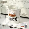 Big Mouth" Iron Pen Container Iron Pen Holder Student Desktop Iron Barrel Office