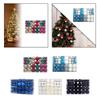 100x Christmas Balls Decorations Hanging Decor Ornaments for Christmas Tree for Holiday Anniversary Engagement Wedding New Year