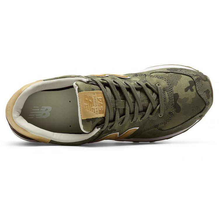 New Balance Nb 574 Comfortable Versatile Low-Top Marathon Running Shoes Men Sneaker Hidden-Green ML574CMC