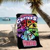 Customizable Personalized Beach Towels Smiling Critters Themed designs.Suitable for the Beach, Yoga, Sports;ideal As Beach Accessories
