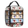 Custom EVA-Evangelions Insulated Lunch Bags for Camping Travel Mecha Anime Resuable Cooler Thermal Lunch Box Men Women