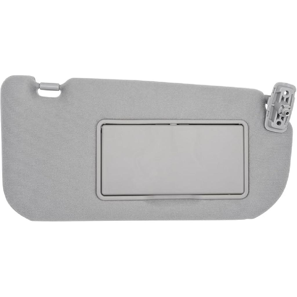 NHILES Driver Left Side Sun Visor Replacement Fits for KIA Sportage 2005-2010 Sunshade Without Light 85202-1F090LX Color Gray