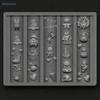 3D Silicone Nail Art Mold Relief Santa Claus/Gingerbread/Snowman Nail Design DIY Manicure Template