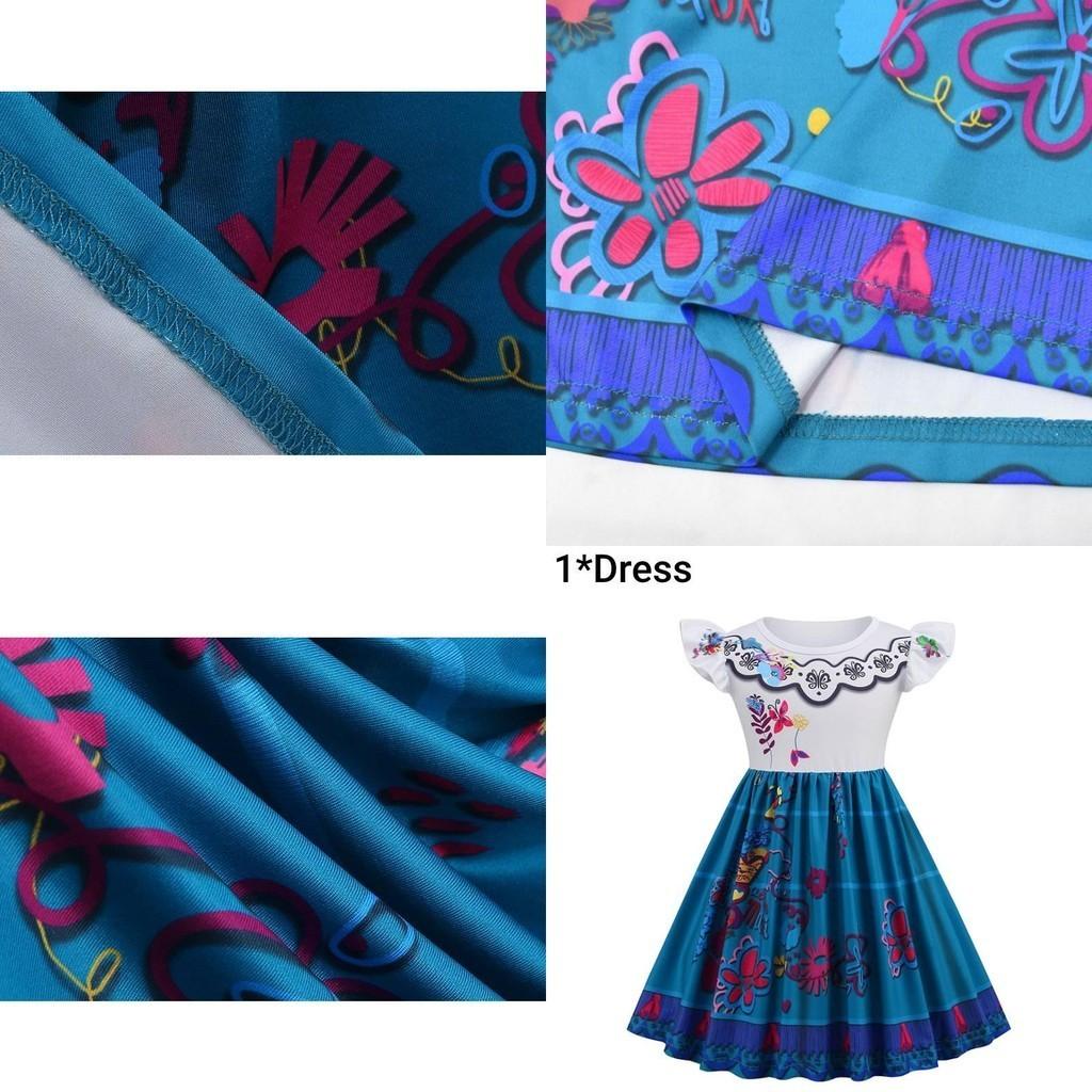 Mirabel Disney Princess Costume For Girls 100-150cm/39.37-59.05in