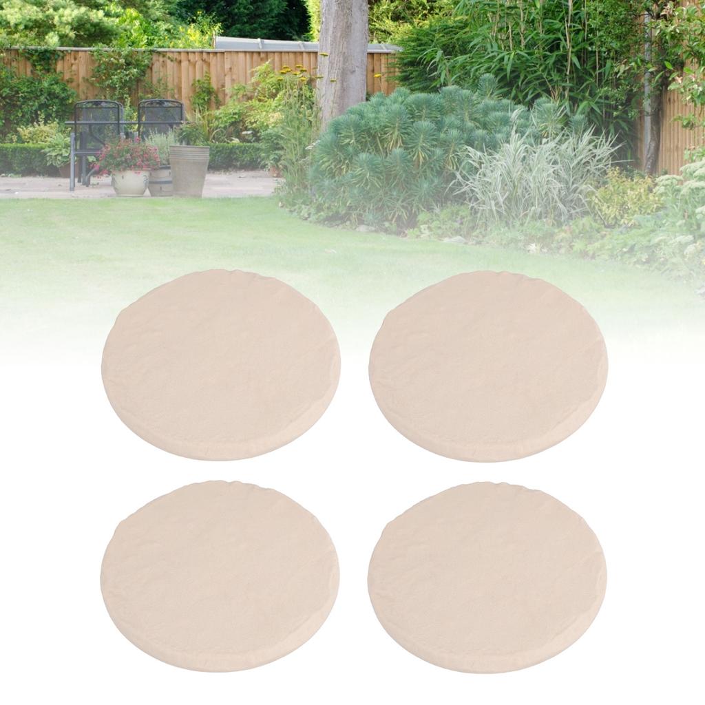 Outdoor Step Stones Decorative Polypropylene Resin Stepping Stones with Ground Stakes for Lawn Garden  Way