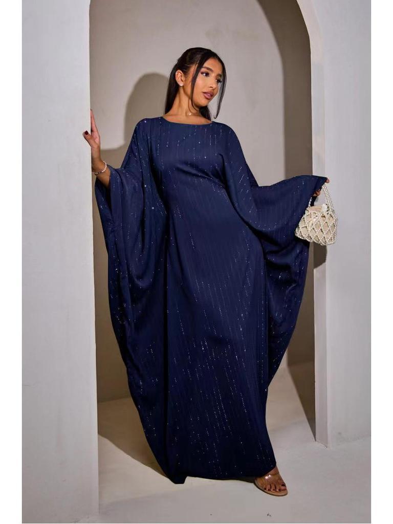 2025 Loriya Luxury Banquet Long Dress with Hot Drill Features, Model LR998.