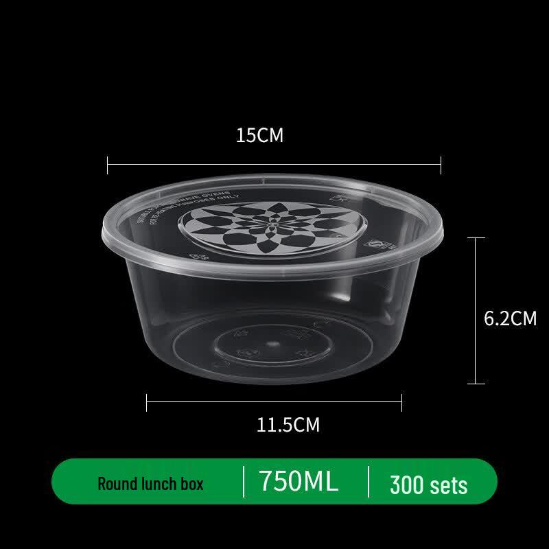Disposable Round Takeaway Food Containers