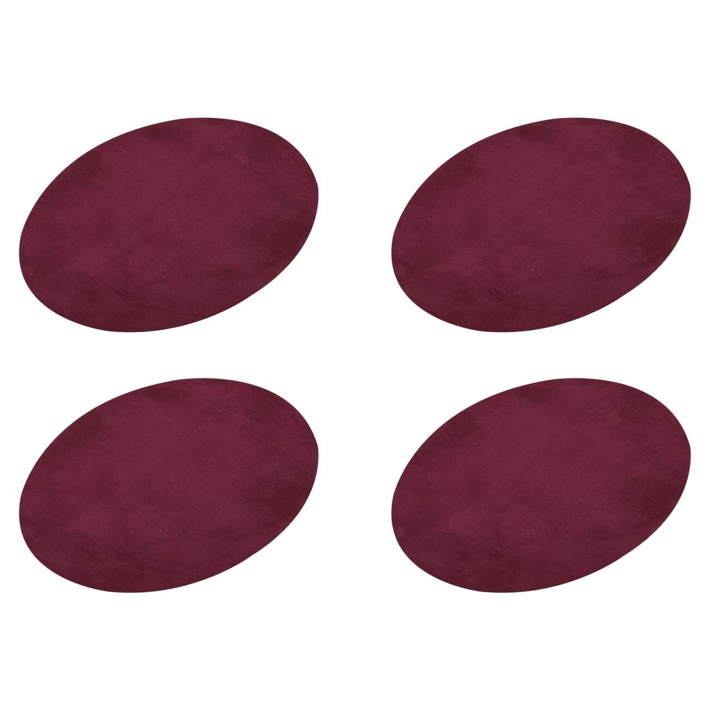 4 Pack Elbow Knee Iron-on Fabric Patches Repair Patches Oval for Clothing Repair Crafts Repair Kit Backpack Shoes Decoration