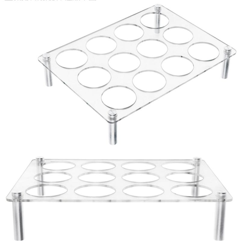 Multifuntional Coffee Display Rack Clear Coffee Pods Holder Easy to Clean Acrylic Coffee Pods Display Stand for Cabinet