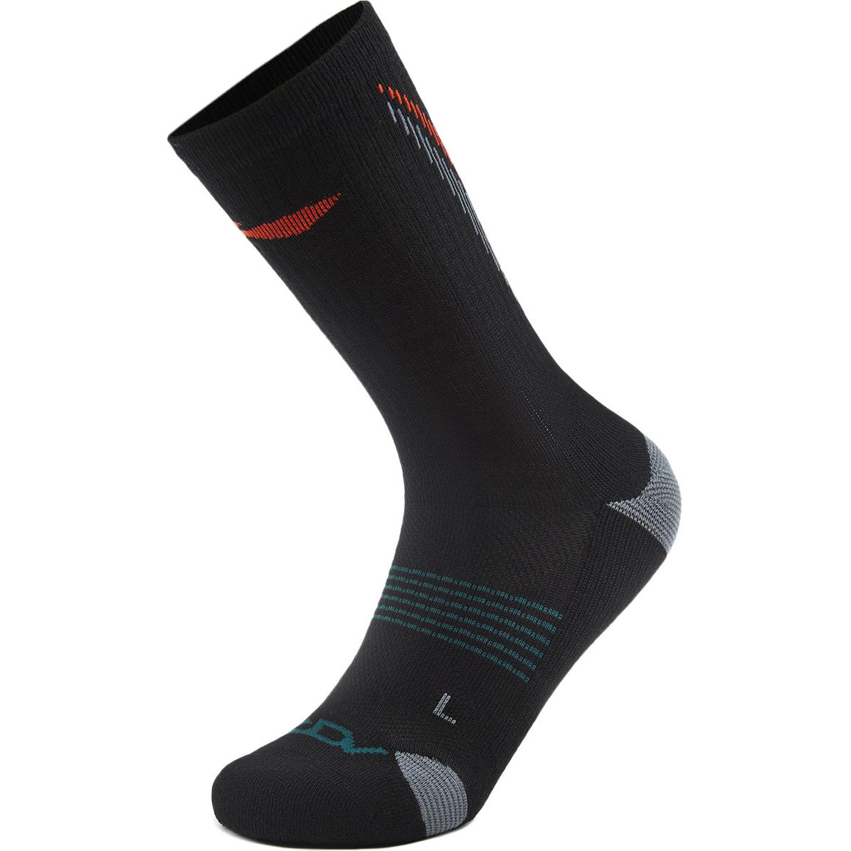 Li Ning Running Collection Crew Socks Unisex Black AWSU321-1 M