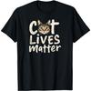 YYUUYUU Cat Lives Matter Shirt T-Shirt