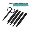 Pinzetten-Set 4 Teile Professionelles Make-up-Werkzeug Edelstahl Geeignet für Augenbrauen Ausgezeichnete Präzision für das Gesicht