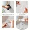 A Covered 5-slot Toothbrush Holder Self-adhesive Wall Toothbrush Storage Rack Plastic Bathroom Supplies