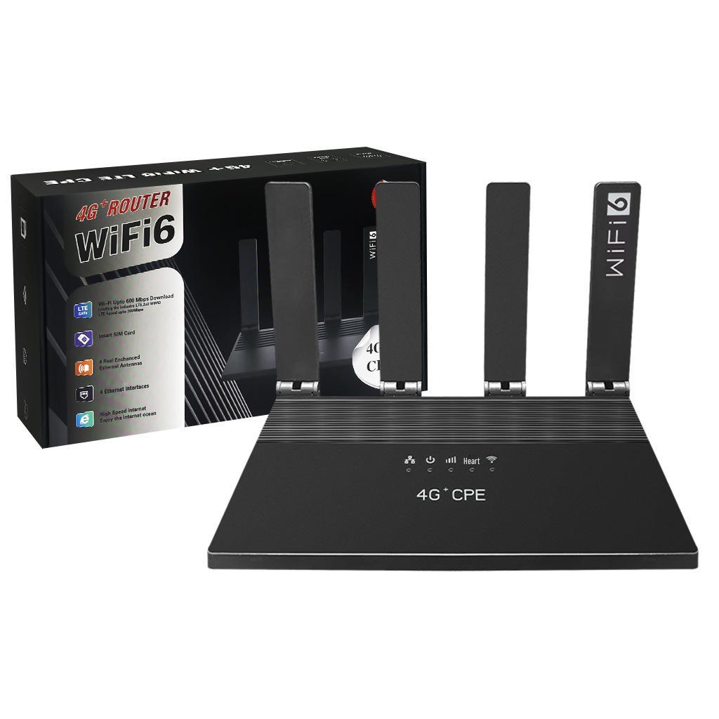 WiFi6 4G Router with 4 Network Ports for Home Use in Zimbabwe, Ukraine, and Southeast Asia