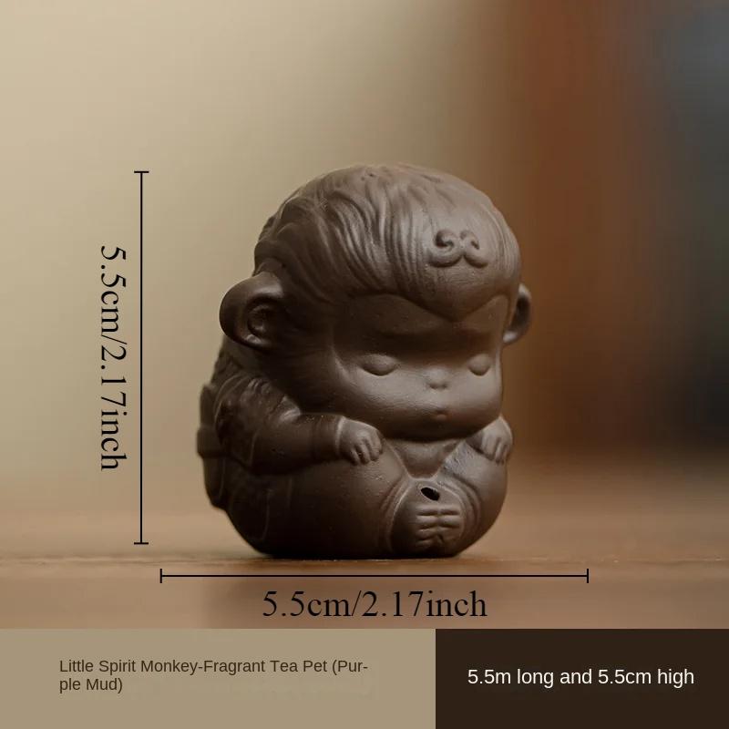 Creative and Cute Buddha Zen Tea Pet Ornament Can Nourish Cute and Fun Indoor Aromatherapy Stove