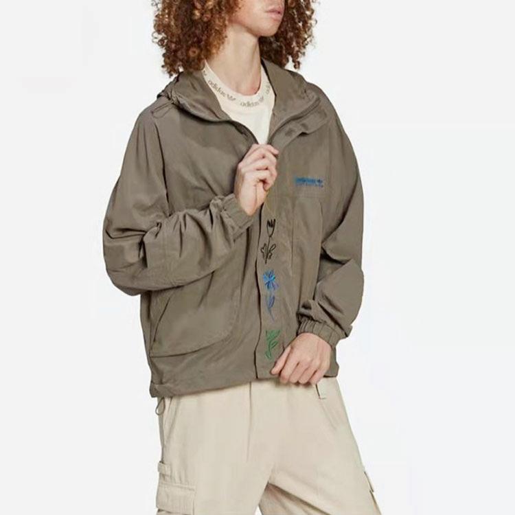 adidas Sean Wotherspoon Washed Anorak Simple Brown Men Streetwear HI3297