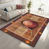 Basketball Rug for Bedroom,3'x5' Basketball Court Rugs with Non-Slip Backing, Sports Carpet for Game Room and Living Room Decor