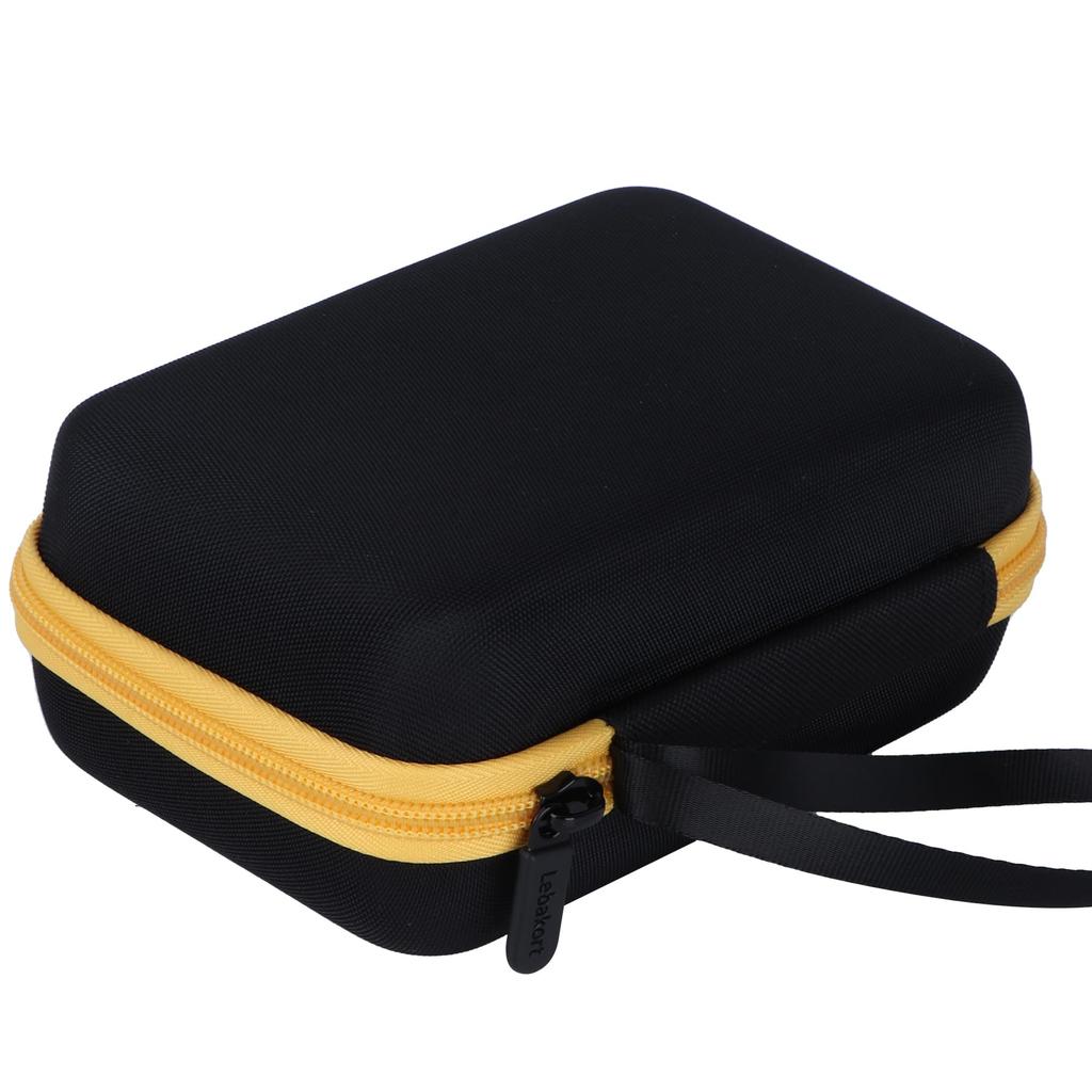 Lebakort Storage Case Compatible with Kodak Smile+ 2-in-1 Digital Instant Print Camera & Photo Printer (Black/Yellow Case)