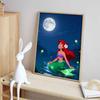 Disney Diamond Art Painting Kit The Little Mermaid 5D Diamond Painting Dot Art Home Wall Decor