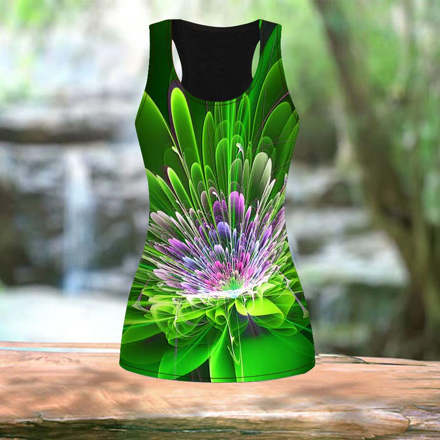 3D Crystal Lotus Print Women Workout Yoga Gym Printed Summer Sport Shirts Plus Size Vests