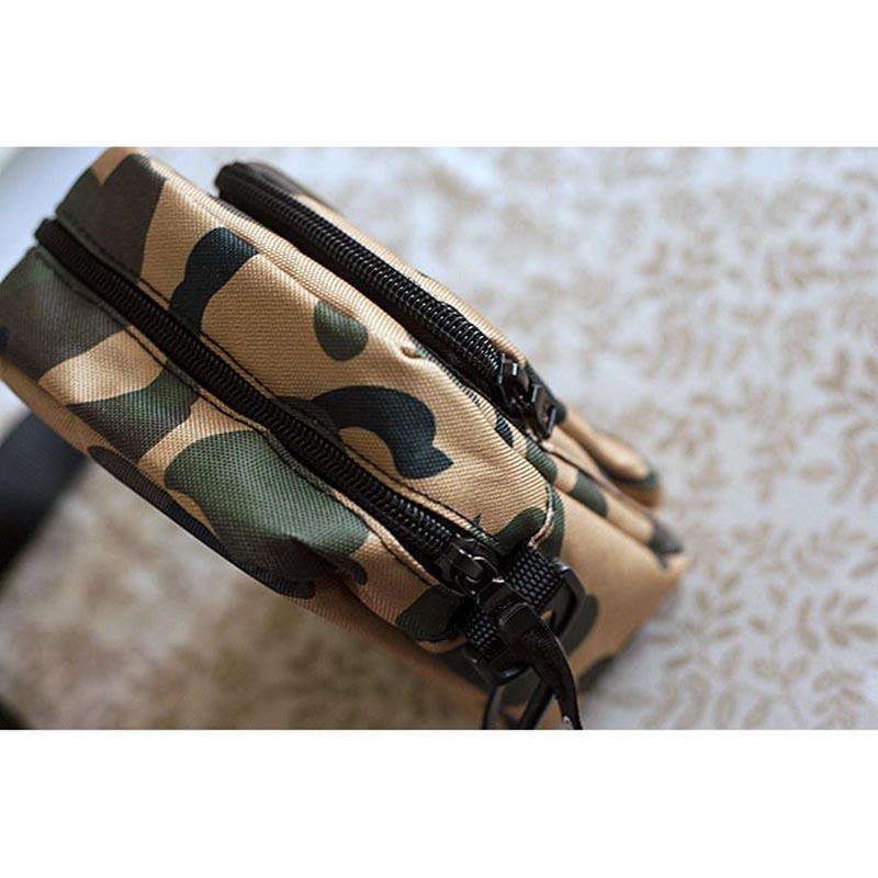 Japansk Kamuflasje Digitaltrykk Crossbody-veske - Hip Hop-stil