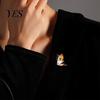 Enamel Hat Pins Cartoon Cat Brooch Pin for Clothing, Kitten Alloy Badge Pin, Backpacks Hats Scarves Decorative Accessory, Gift Lovers Casual Wear
