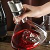 Glass Wine Aerator Mountain Shaped Wine Aerating Pourer Luxury Iceberg Wine Decanter  Whisky
