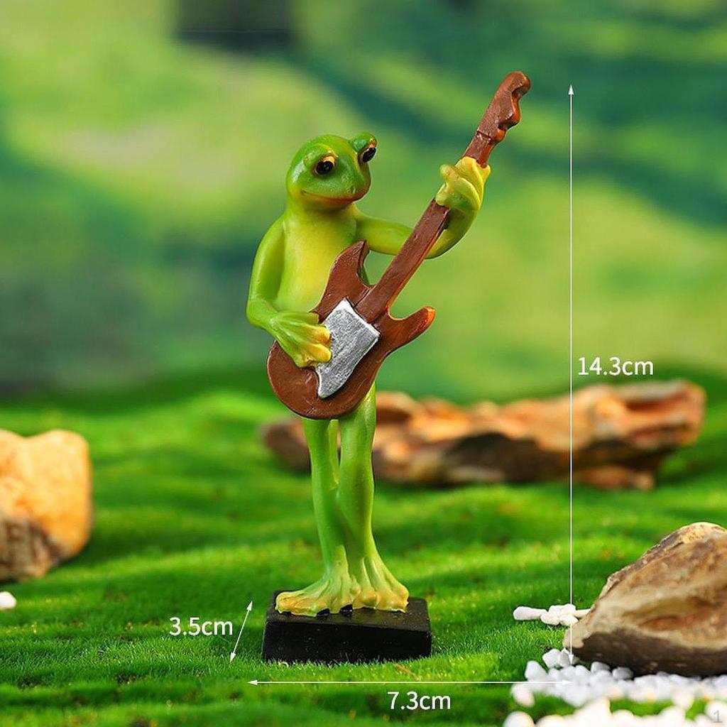 Animal Sculpture Frog Statue Decorative Versatile Gifts Ornament Figurine for Entrance Indoor Table