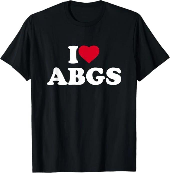 I Love ABGS I Heart ABGS Lover Asian Baby Girls T-Shirt 3XL