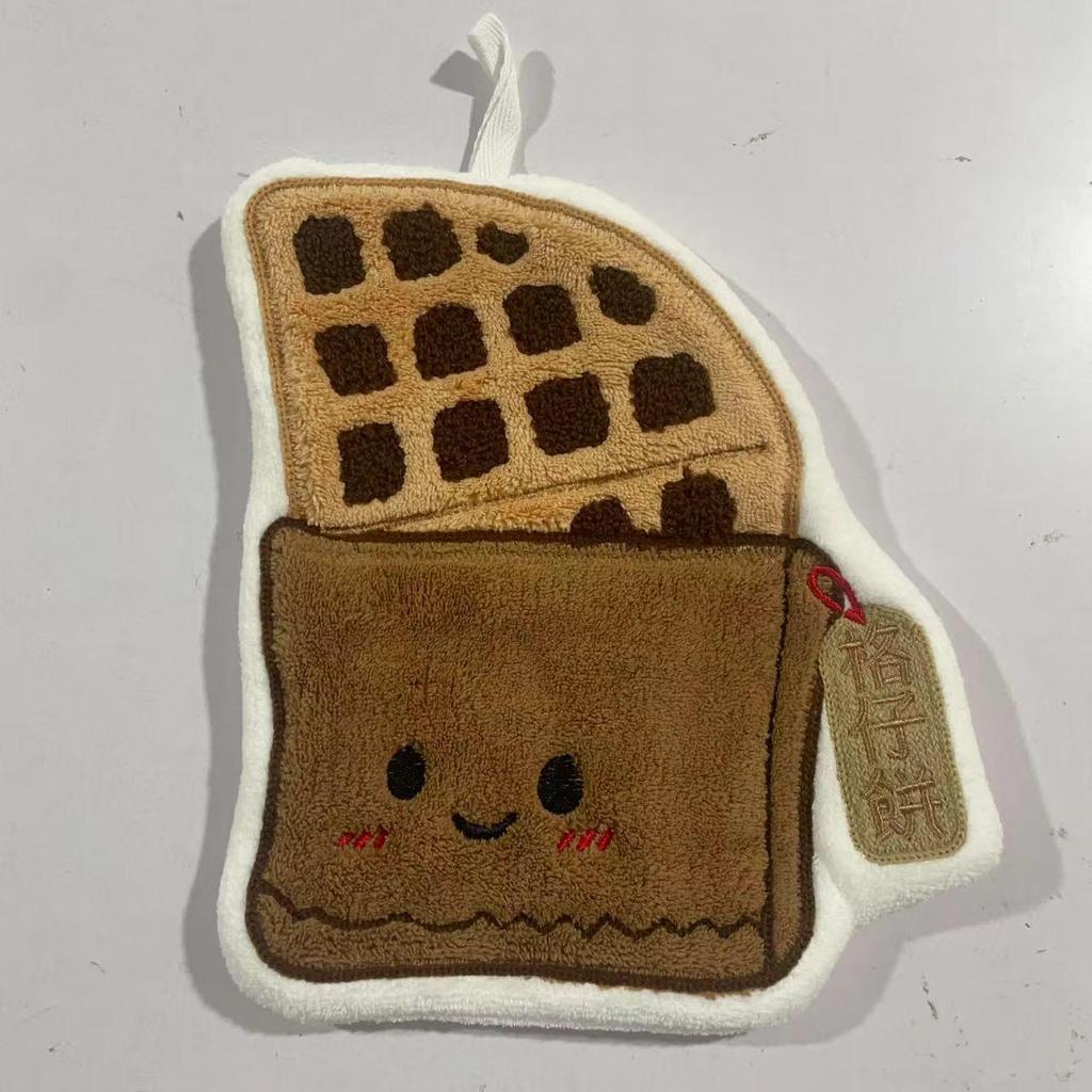Hong Kong Style Quick-Dry Cartoon Bus Taxi Coral Fleece Hand Towel