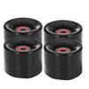 4 Pack Longboards Skateboard Wheels Cruising Wheel Set with Bearings and Spacers, Longboards Wheels PU Wheel Replacement