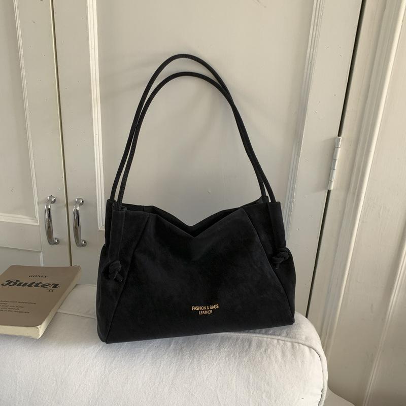 Fashion commuter large-capacity bag women's winter new college student class bag casual shoulder bag tote bag