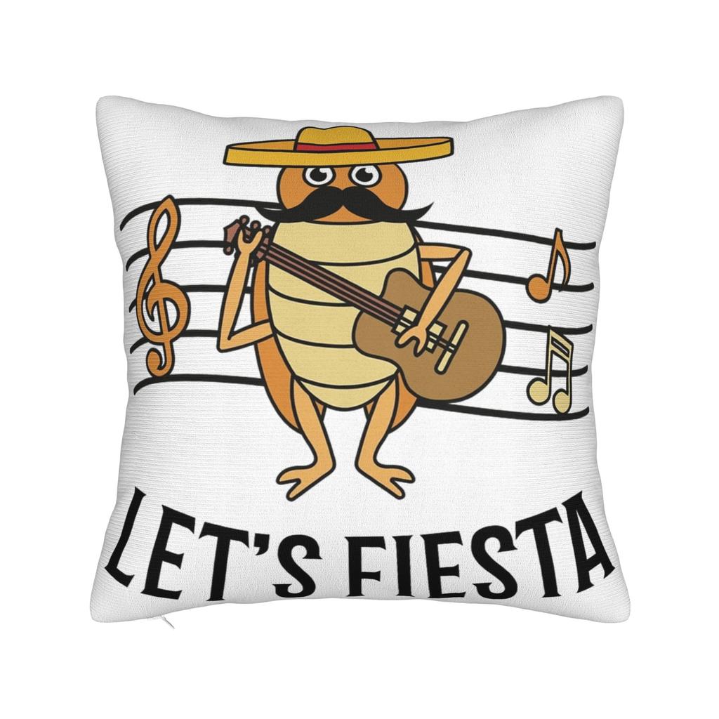 Decorative Pillow Covers Lets Fiesta Cinco De Mayo  Stuff Home  Throw Pillow Case Cover Square MultiSize