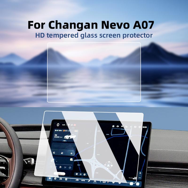 For Changan Qiyuan A07 2026 Navigation Screen Protector HD Tempered Glass Film with Foam Box Packaging