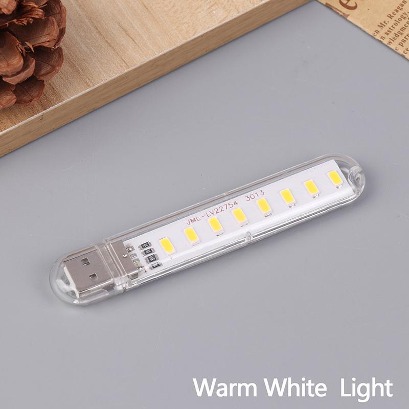 Mini Usb Led Book Light Dc5V Ultra Bright Reading Book Lamp 8Leds Light Portable Bedside Light For Power Bank Pc Laptop Notebook