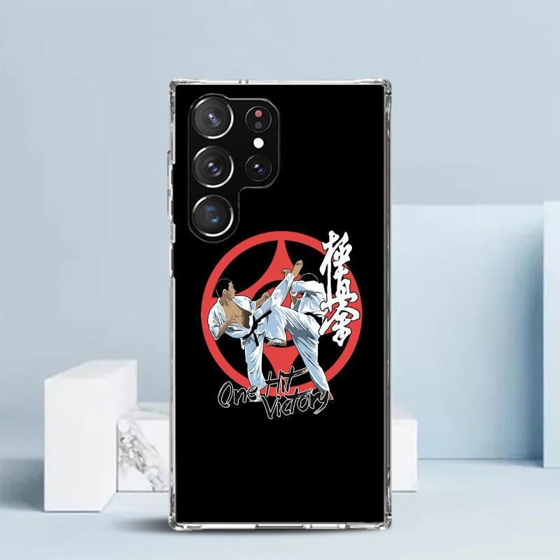 Oyama Kyokushin Karate Phone Case For Samsung Galaxy S24 S25 Edge S26 Ultra S22 S23 Plus S21 + S20 FE Soft TPU Back Cover Galaxy