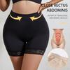 Belly pants women's padded buttocks peach buttocks body sculpting pants large size breathable high waist fake butt hip pants