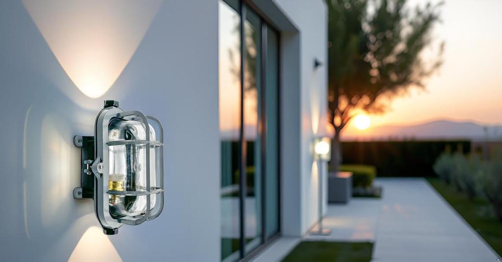 Skura Marine Light, Waterproof E26 Wall Light, Vintage Retro Industrial Iron Design, Waterproof Outdoor Light, Entryway Light