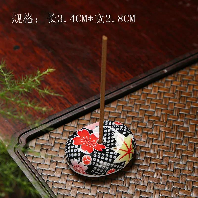 1PC Japanese Style Ceramic Incense Stick DIY Home Bedroom Aromatherapy Incense Holder Decoration